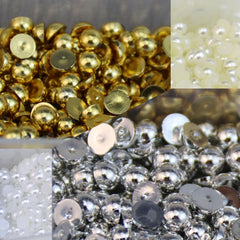 Delgoash pearls applied on nail art showing secure adhesion and elegant manicure enhancement