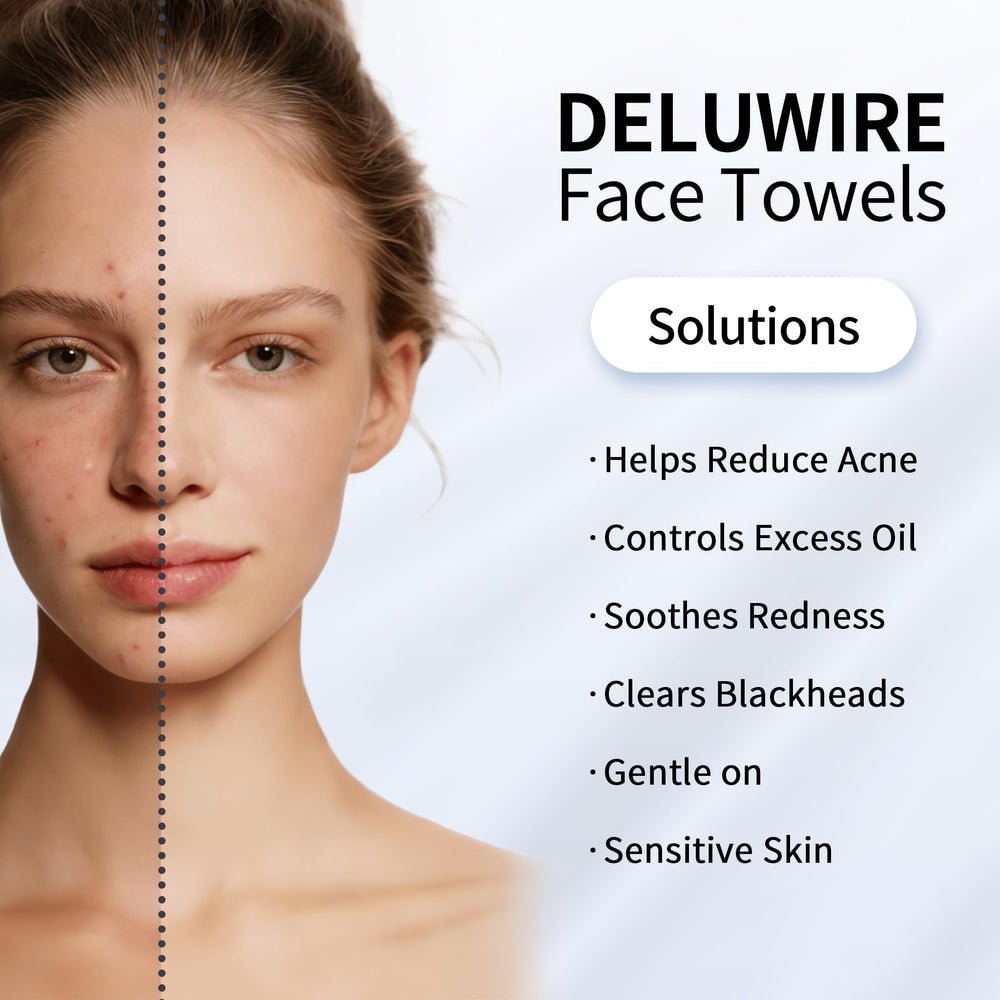 Deluwire towel held in hand showing XL size and coverage