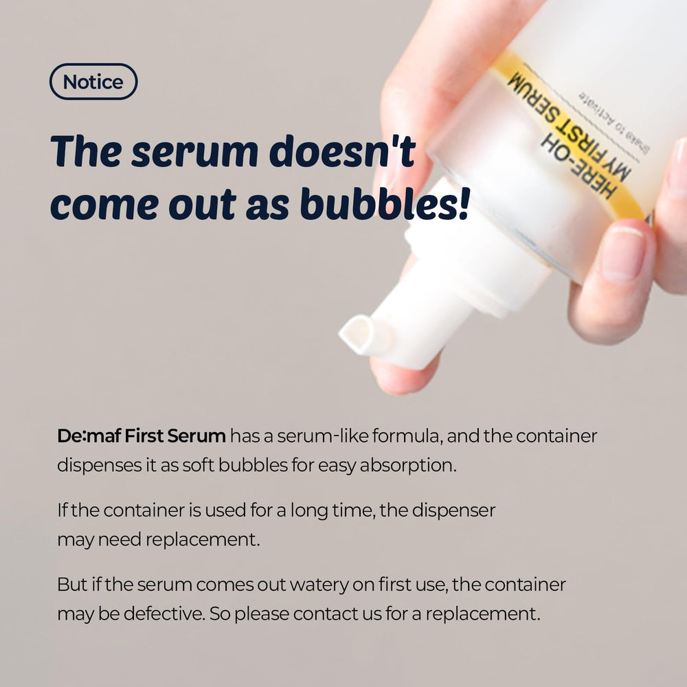 De:maf packaging open to show box and bottle quality and storage detail