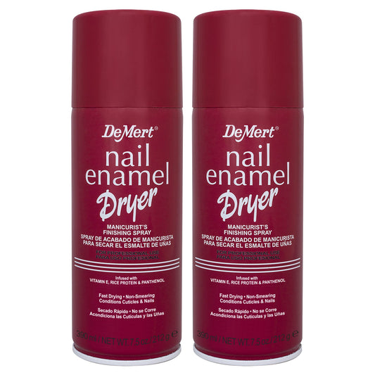 Demert front packaging showing two 7.5 fl oz cans and fast-dry benefit