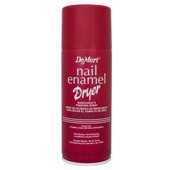 Demert nail enamel dryer front can showing label and size, speeds drying