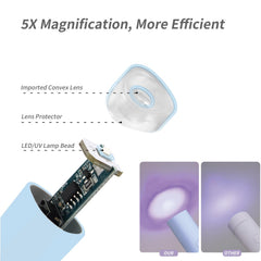 Denabuty in hand scale comparison illustrating pocket-sized convenience