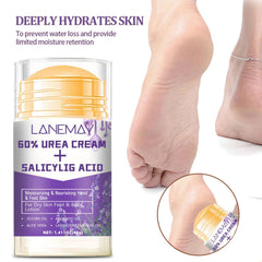 DENESTUP applying to heel demonstrating targeted repair and softening