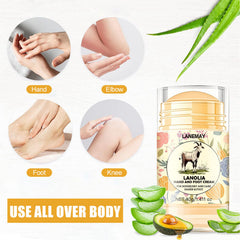DENESTUP cream texture dollop highlighting rich hydration and exfoliation