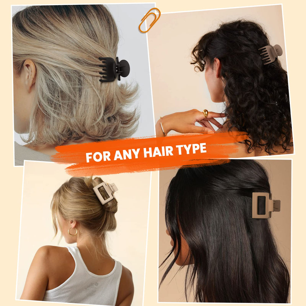 DEPOKA double-row small clip securing a bun for longer-lasting hold