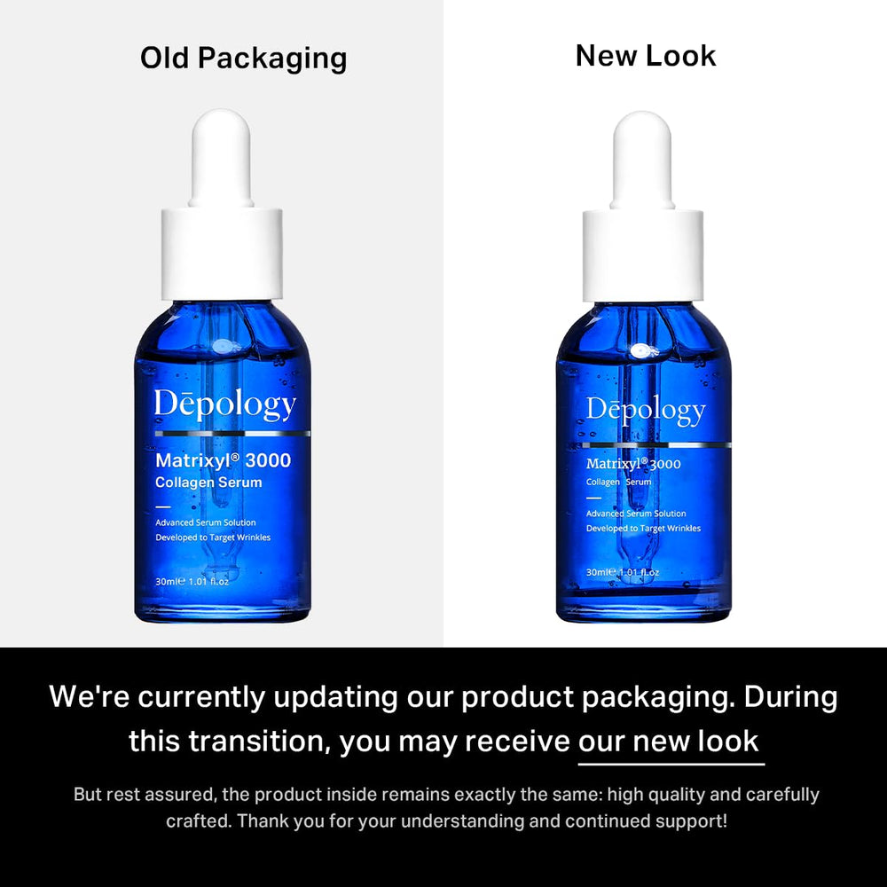 depology matrixyl 3000 packaging box shot showing secure shipping and premium presentation