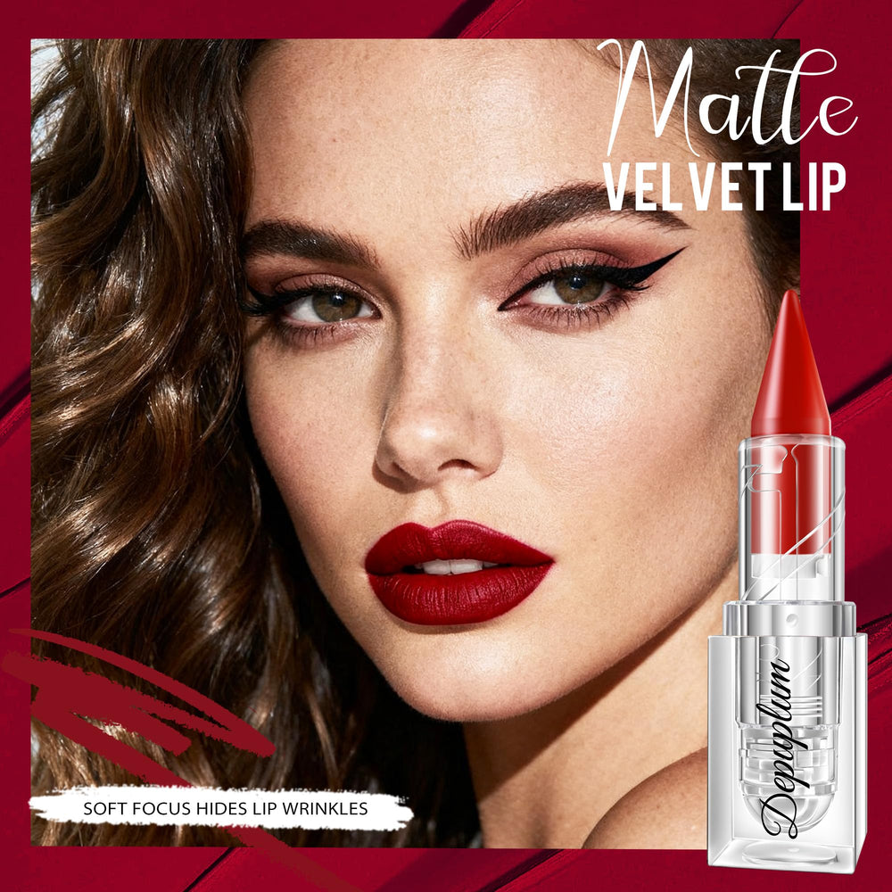 Depuplum close-up of liner tip highlighting creamy texture and precise application