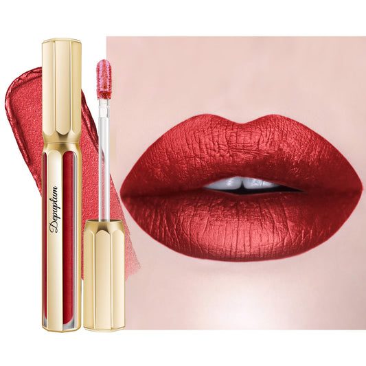 Depuplum DP104 front packaging showing sleek metal tube and label benefit: premium look