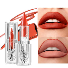 Depuplum lifestyle model wearing E5 shade for bold look