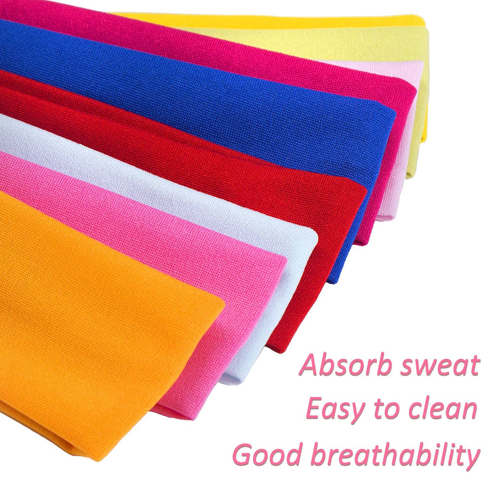 DERAYEE headband stretched to show elasticity and secure comfortable hold