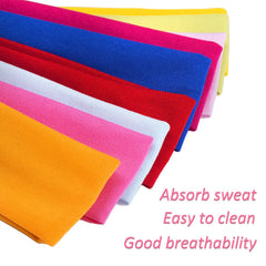 DERAYEE headband stretched to show elasticity and secure comfortable hold