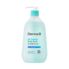 Derma B front packaging showing bottle and branding for clear identification and trust