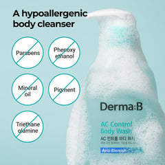 Derma B fluffy foam texture close-up showing gentle lather and thorough cleansing