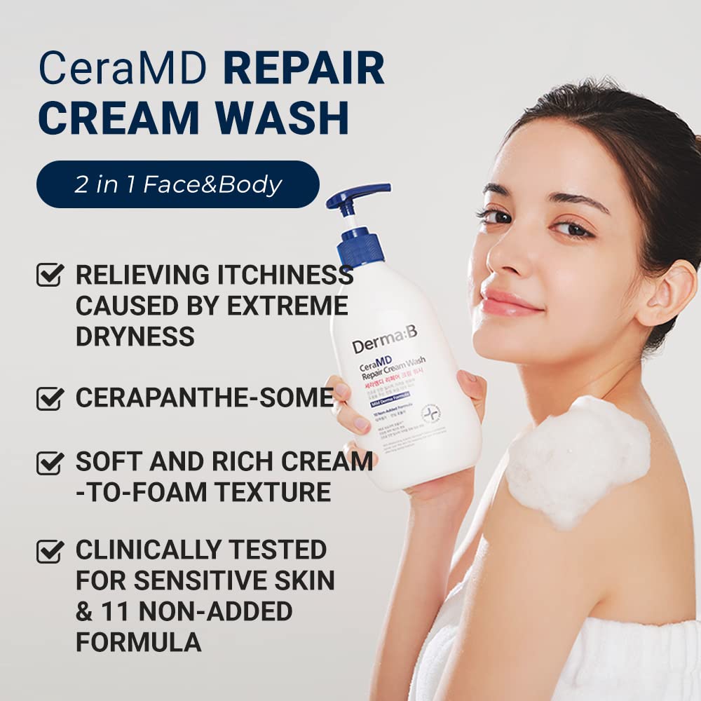 Derma B pump close-up illustrating easy dispensing and controlled application