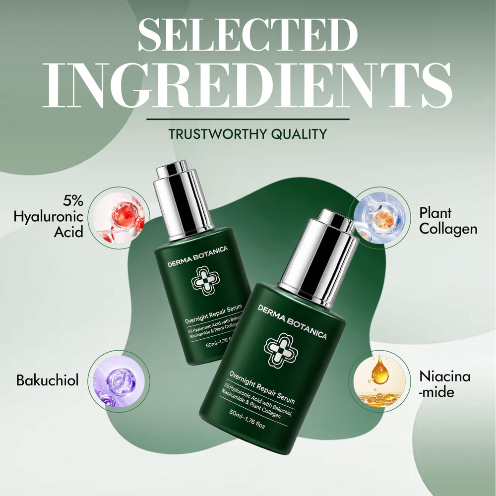 Derma Botanica size comparison with hand conveying 1.76 fl oz travel-friendly benefit