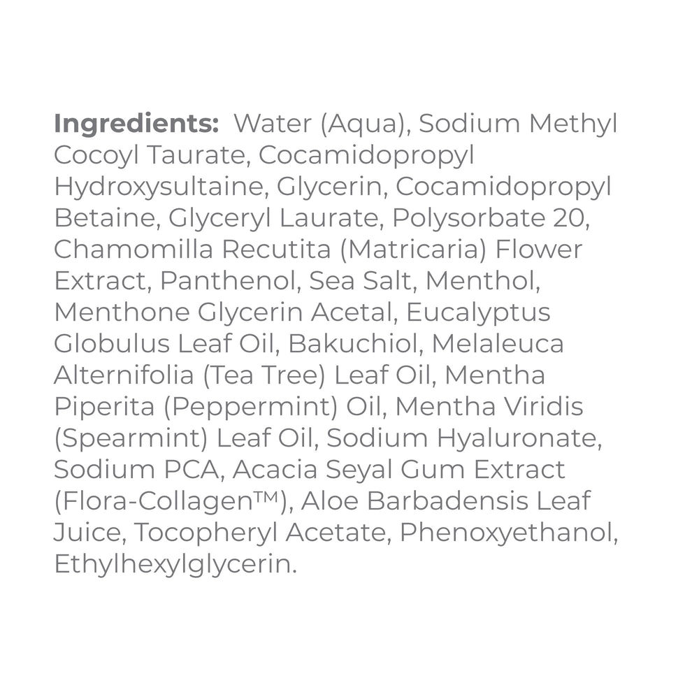 Derma E lather texture demonstrating gentle foam and body