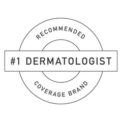 Dermablend before and after scar conceal demonstrating high-opacity results
