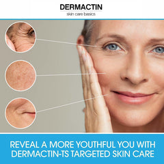 Dermactin on bathroom vanity near skincare for everyday routine integration benefit