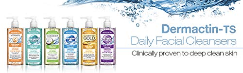 Dermactin bottle on bathroom vanity showing everyday routine benefit
