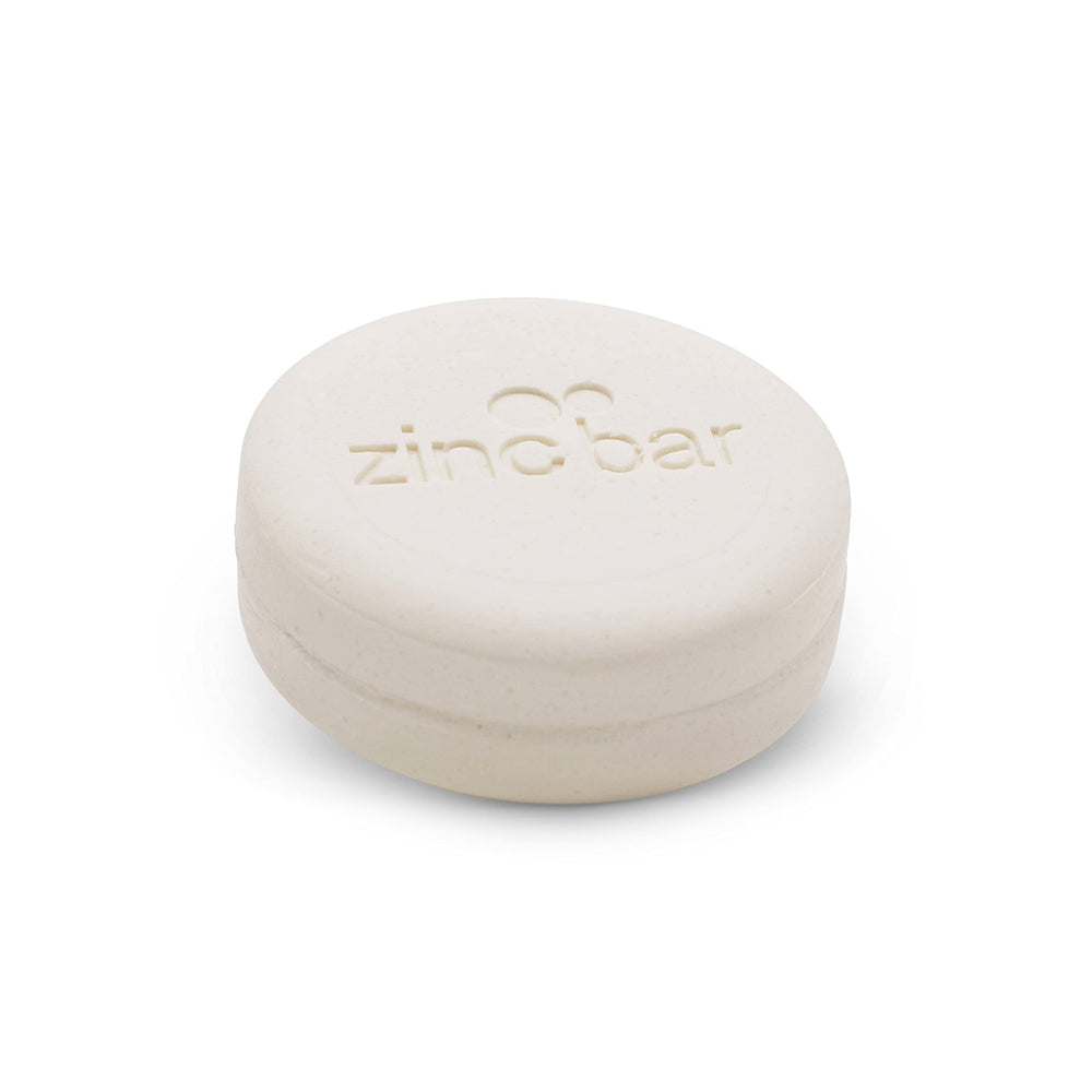Dermaharmony shampoo bar drying on soap dish to prolong lifespan