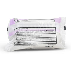 Dermaharmony bar beside ruler showing 4 oz size and travel-friendly benefit