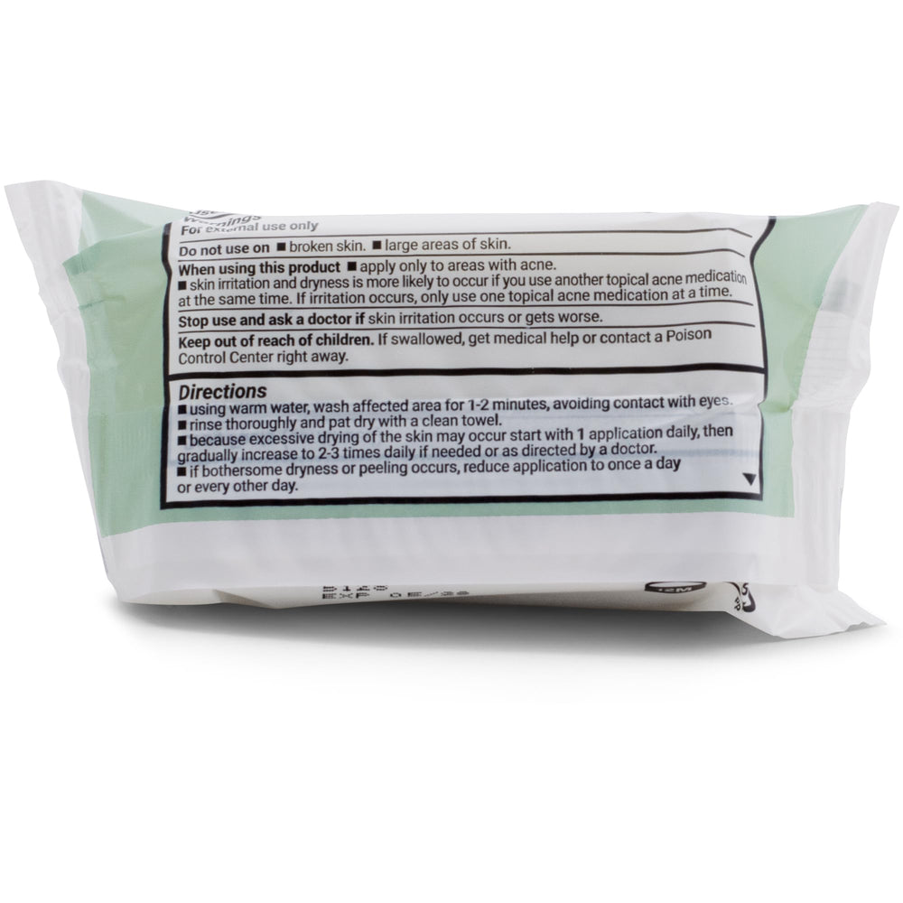 Dermaharmony sulfur bar being used in shower showing full-body acne cleansing