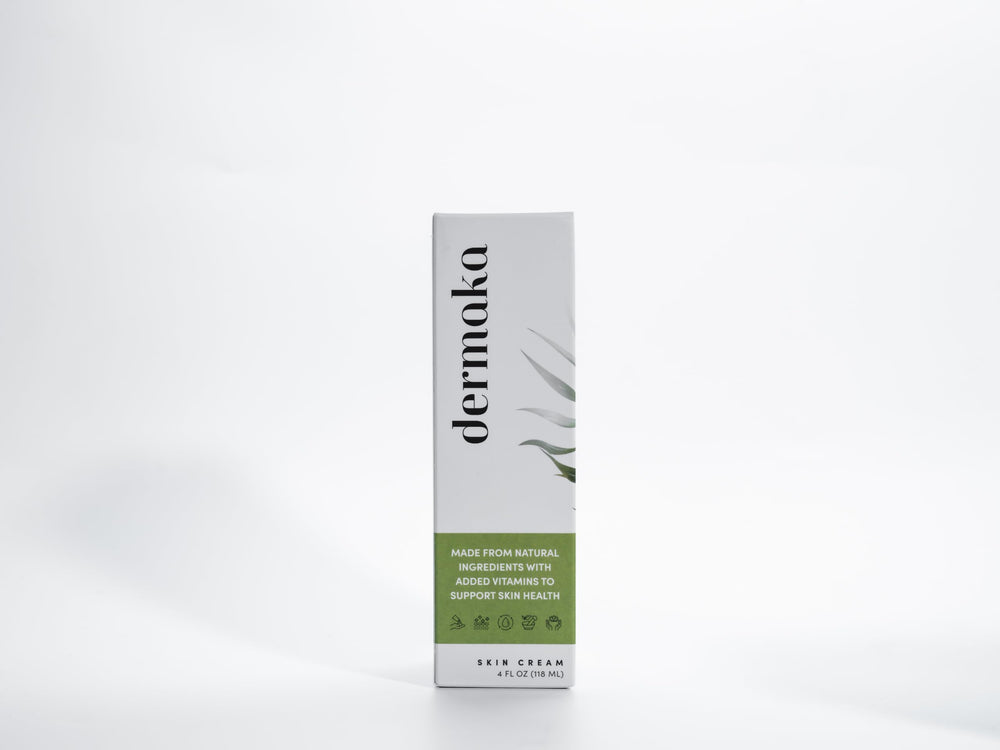 Dermaka cream applied on hand demonstrating quick absorption and hydration