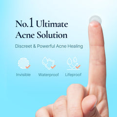 DERMAKR close-up hydrocolloid texture highlighting thin, transparent healing benefit
