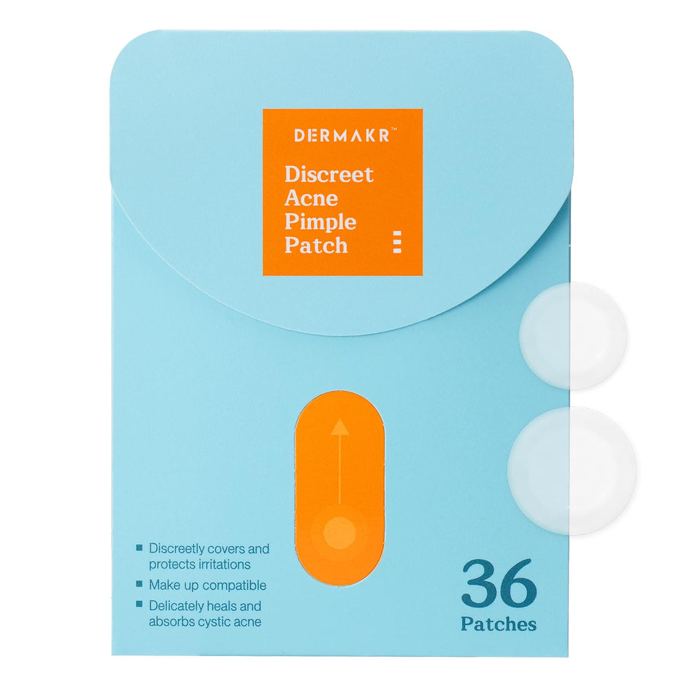 DERMAKR front packaging showing product and quantity, clear protection benefit