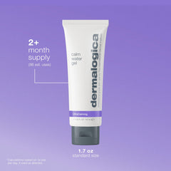 Dermalogica 1.7 fl oz jar beside common items for size reference