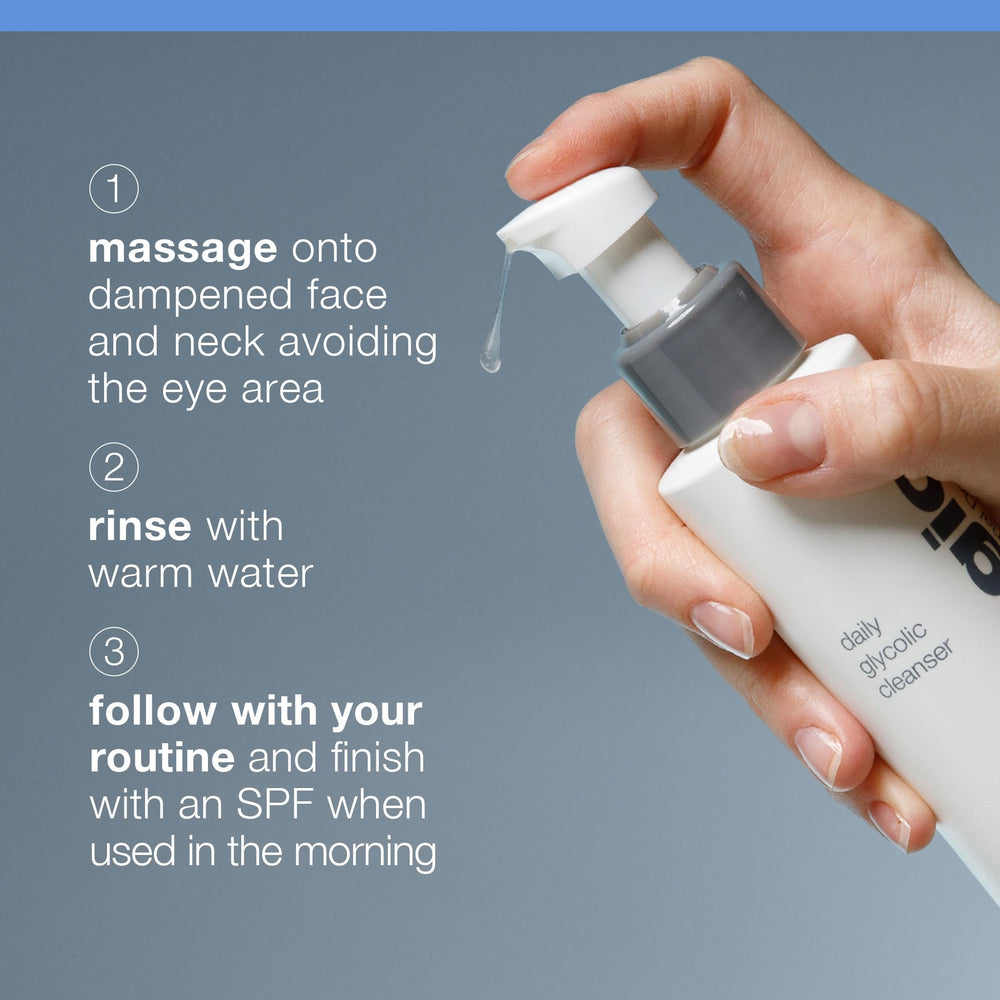 Dermalogica label ingredient panel showing key actives for clarity