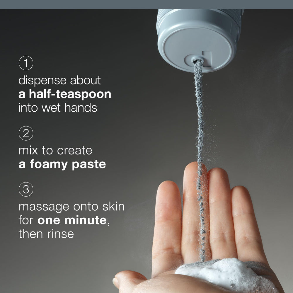 Dermalogica applied to damp face demonstrating gentle exfoliation and immediate smoothing