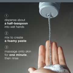 Dermalogica applied to damp face demonstrating gentle exfoliation and immediate smoothing