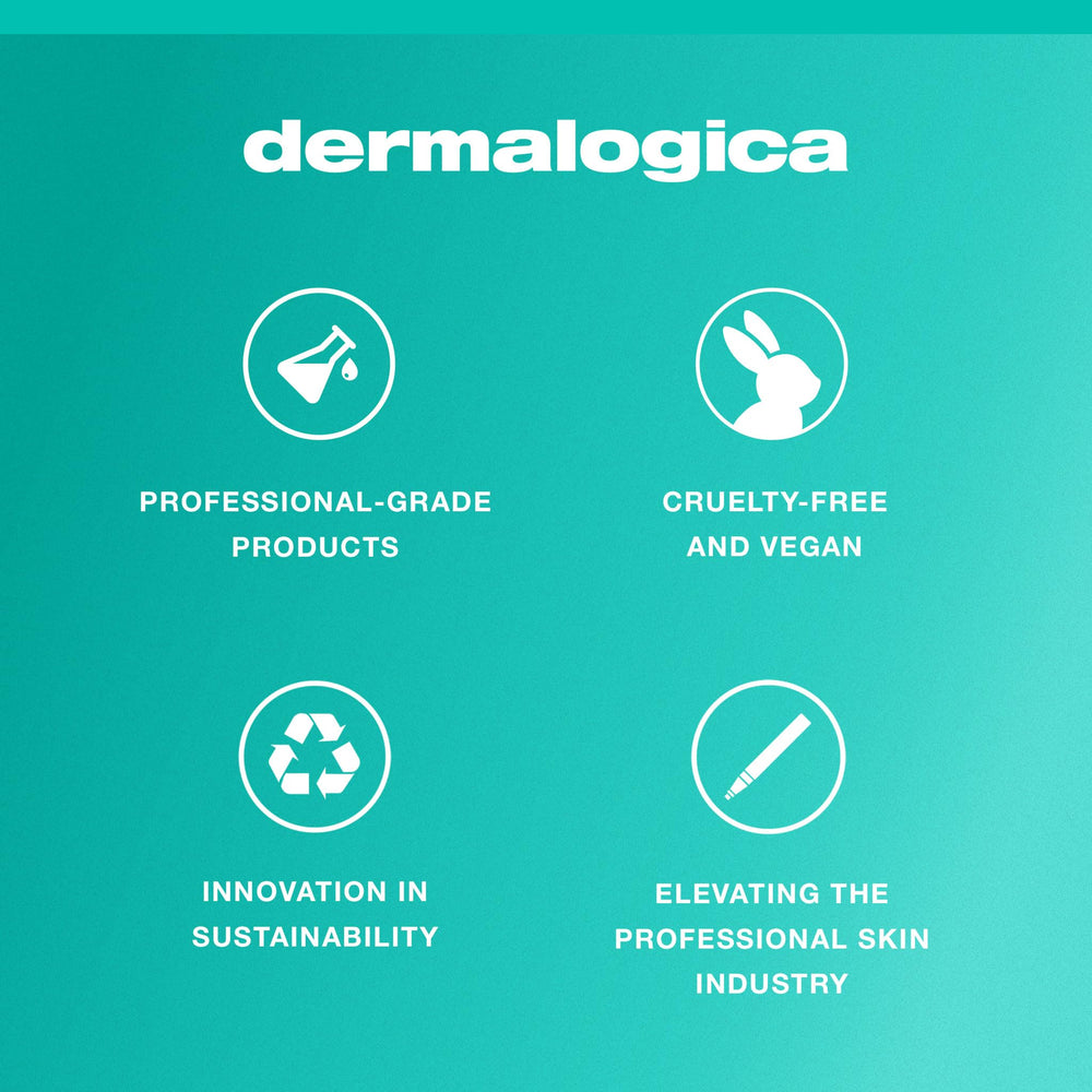 Dermalogica on bathroom counter during morning routine showing seamless integration