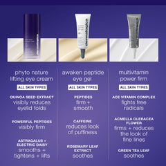 Dermalogica application demonstration under-eye patting, promotes gentle use