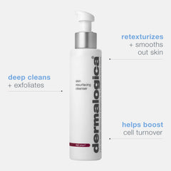Dermalogica pump dispenser close-up for easy controlled dosing