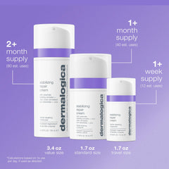 Dermalogica before and after skin texture focus showing improved comfort