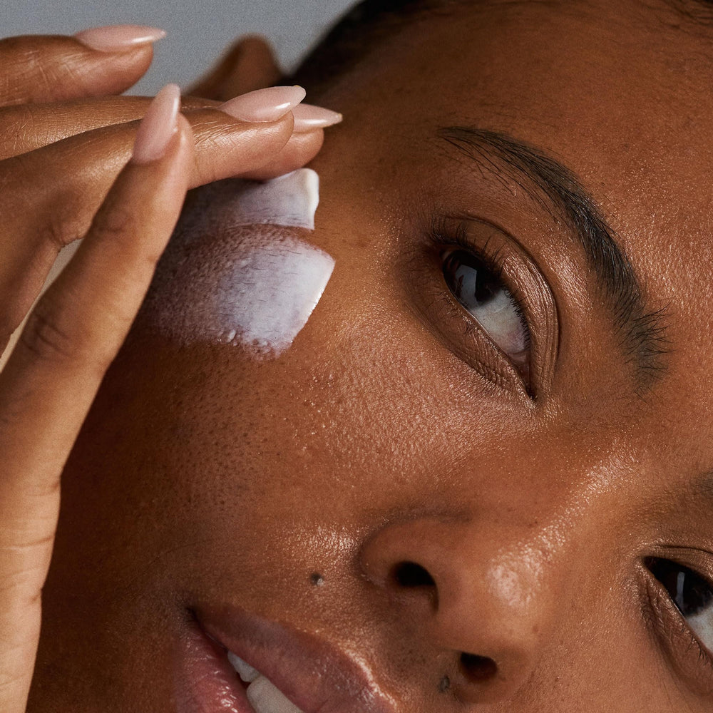 Dermalogica sunscreen blended on hand demonstrating invisible finish benefit