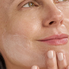 Dermalogica being applied to jawline and neck to show barrier repair benefit