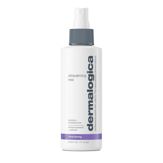 Dermalogica front packaging showing calming facial mist for sensitive skin benefit