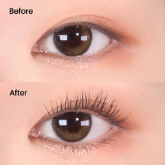 DERMALOGY by NEOGENLAB mascara brush coated for smooth, even application