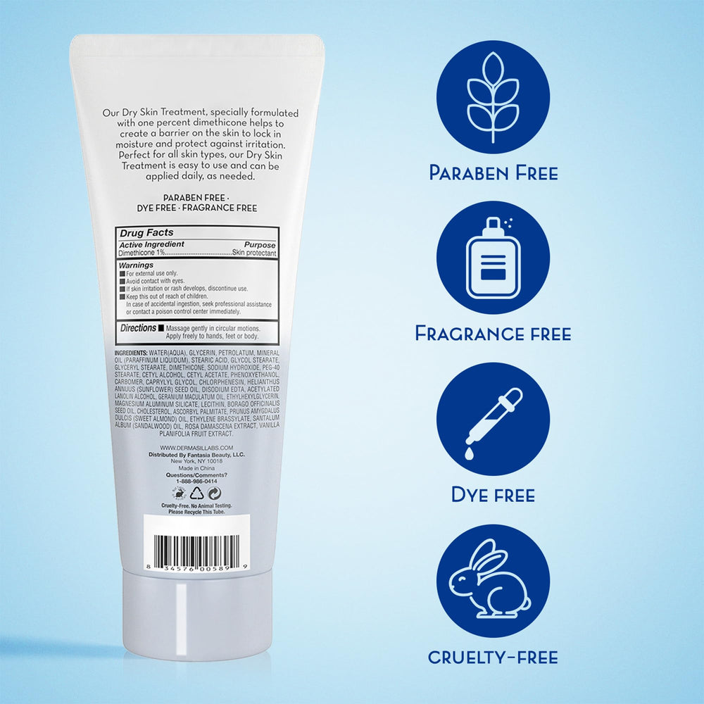 Dermasil close-up of lotion texture highlighting fast absorption