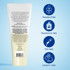 Dermasil open tube texture demonstrating fast-absorbing lotion benefit