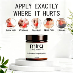 Dermasophia Mira ingredient label close-up showing botanical blend and magnesium