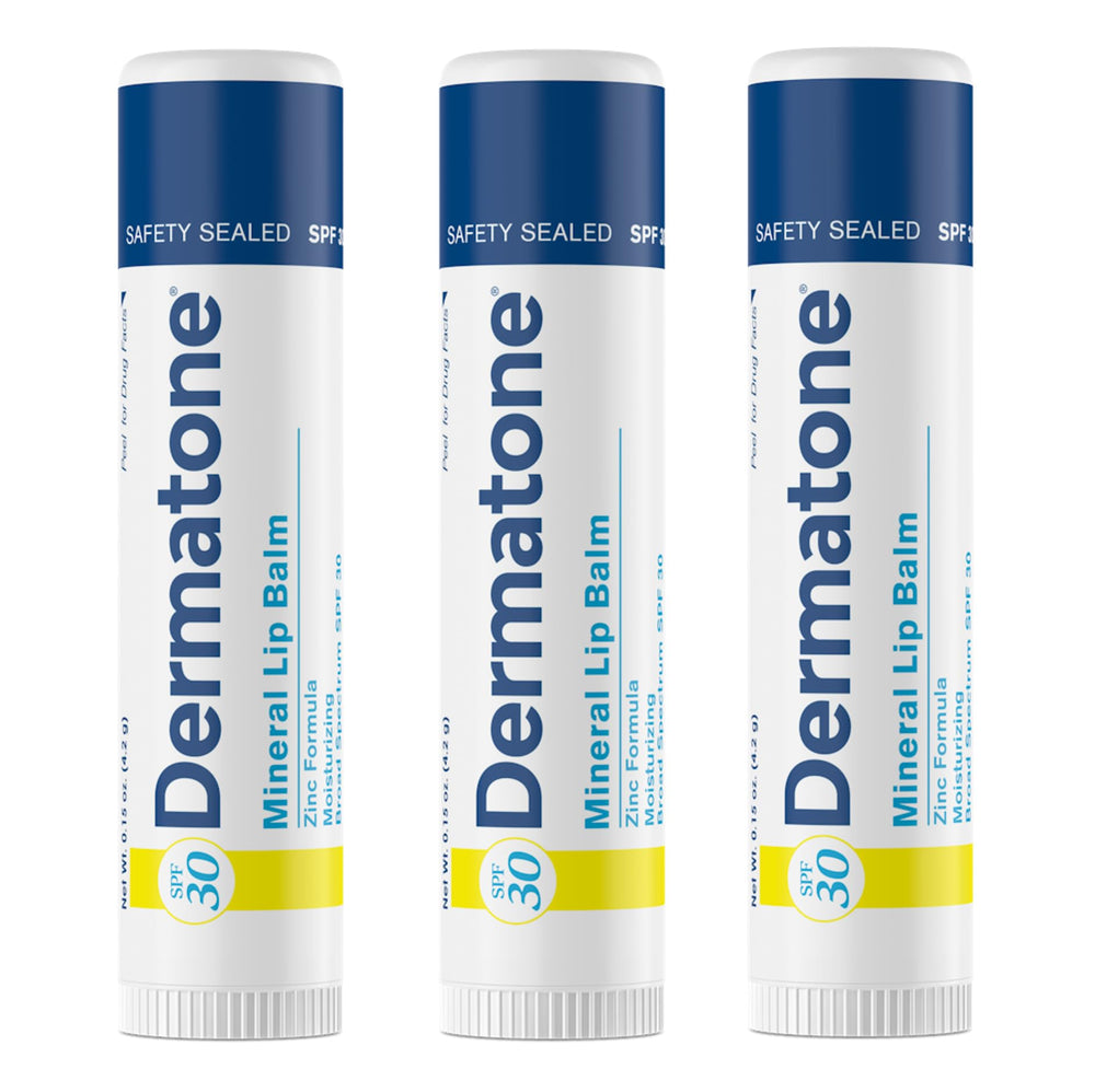 DERMATONE front packaging showing SPF 30 and fragrance-free benefit