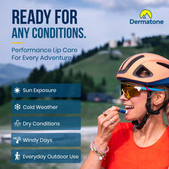 DERMATONE on beach illustrating sun protection during outdoor activities