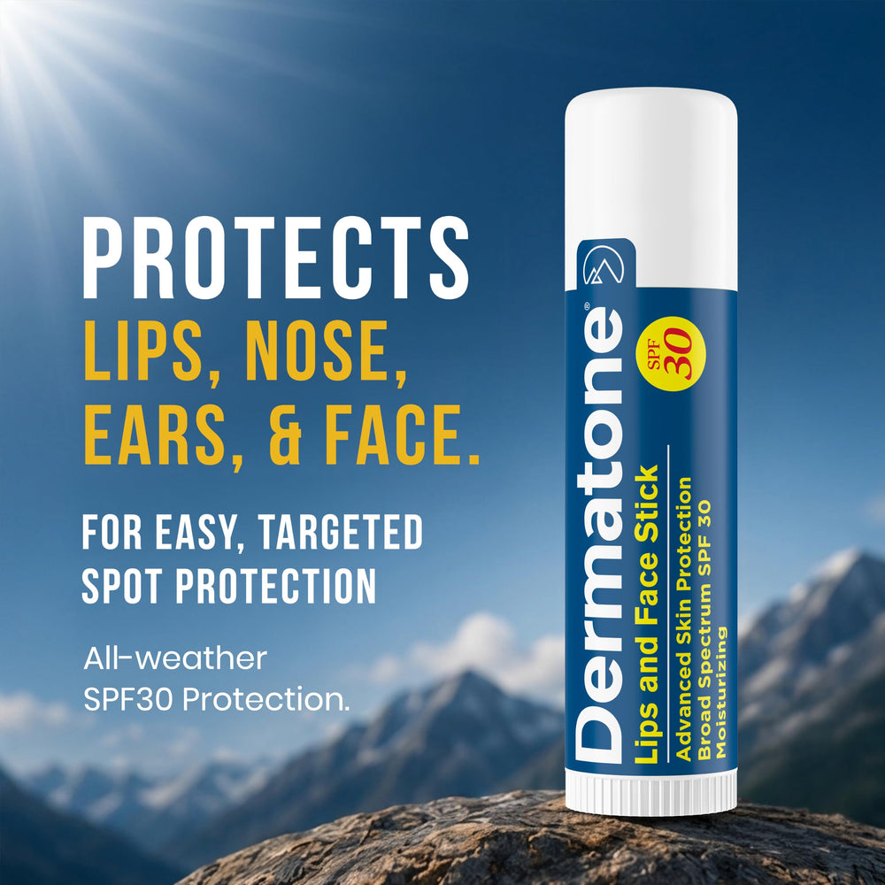 DERMATONE twist-up mechanism close-up demonstrating easy hands-free application benefit