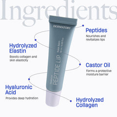 DERMATORY oil-gel texture swirled on surface highlighting hydration and glossy finish