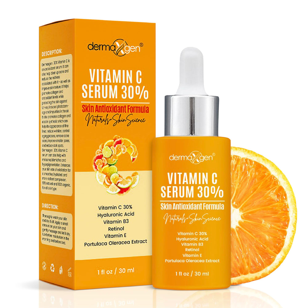 DERMAXGEN front packaging showing bottle and label, conveys premium potency