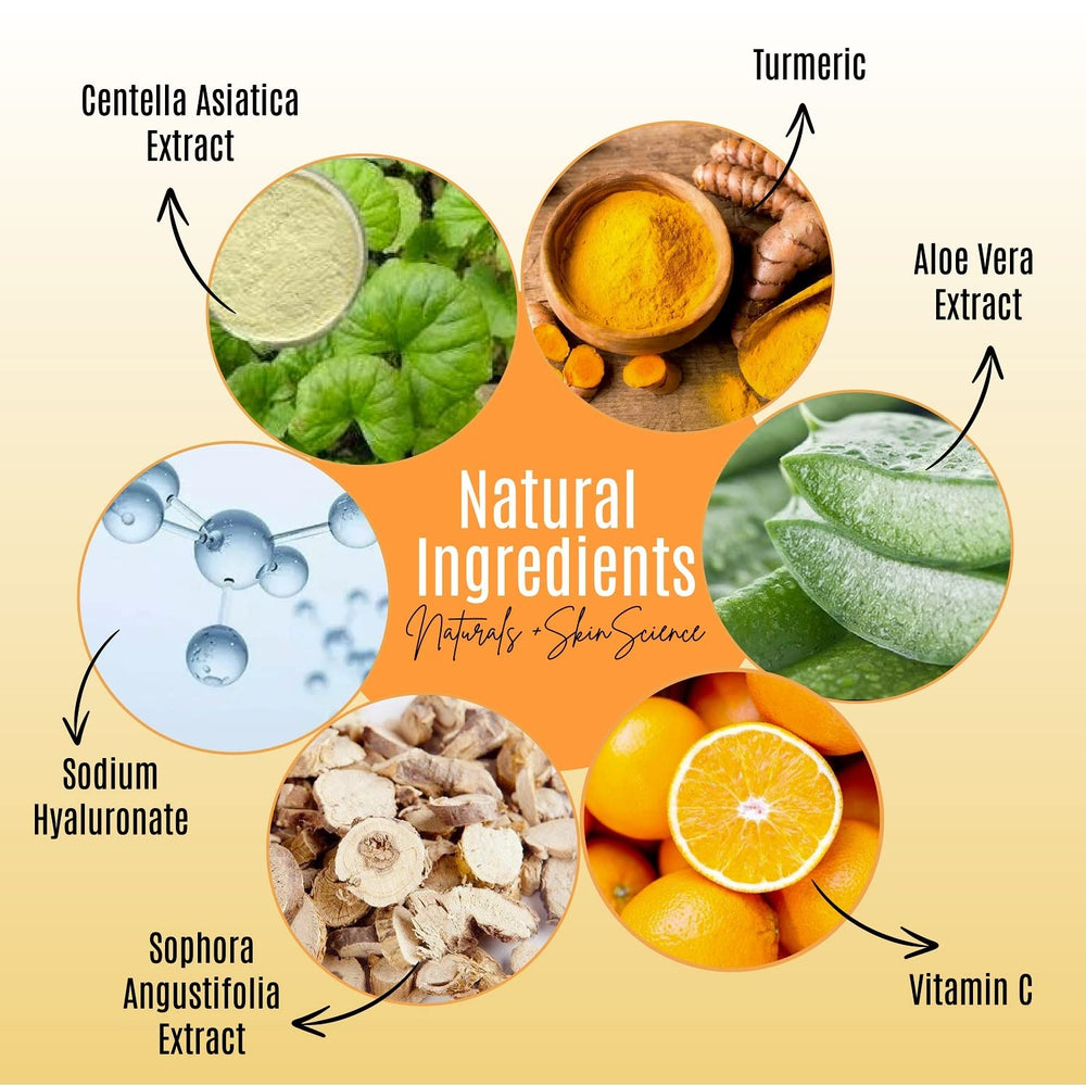 DERMAXGEN product label and ingredient list showing organic extracts